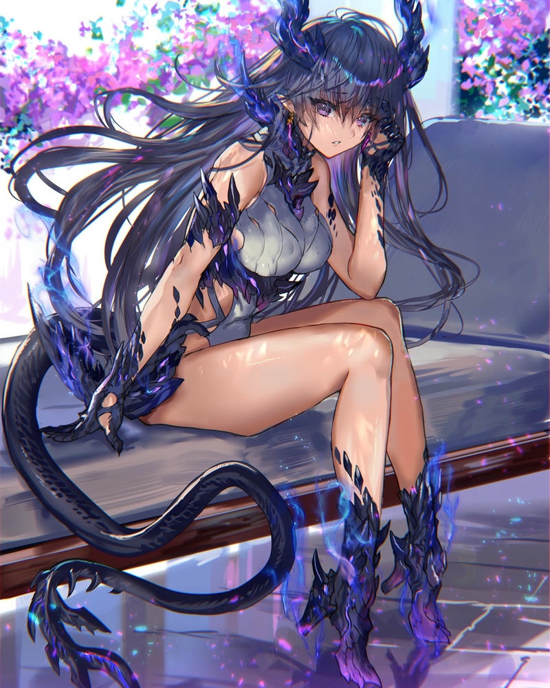 ảnh anime nữ cute rạng rỡ