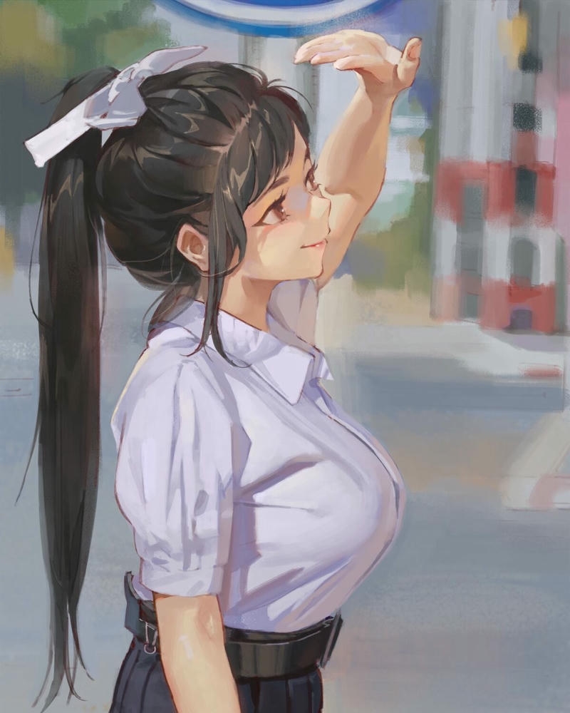 ảnh anime nữ cute thần bí