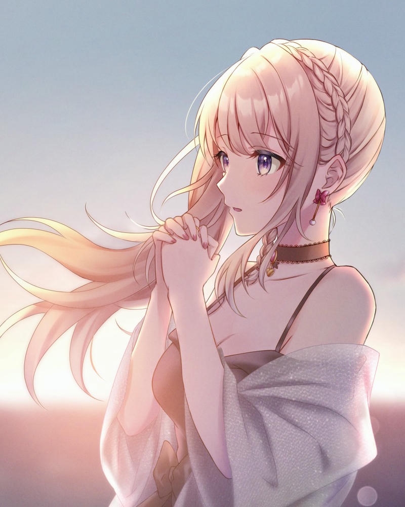 ảnh anime nữ dễ thương tuyệt đẹp