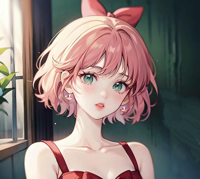 ảnh anime nữ kiểu bob ngắn