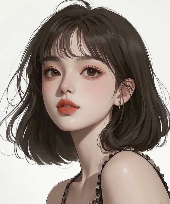 ảnh anime nữ kiểu tóc ngắn