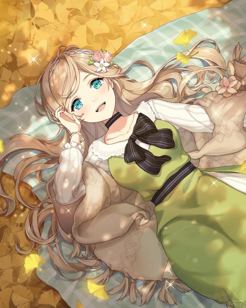 ảnh anime nữ phong cách dịu dàng