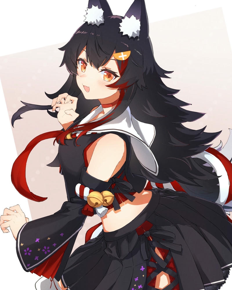 ảnh anime nữ sắc màu rực rỡ