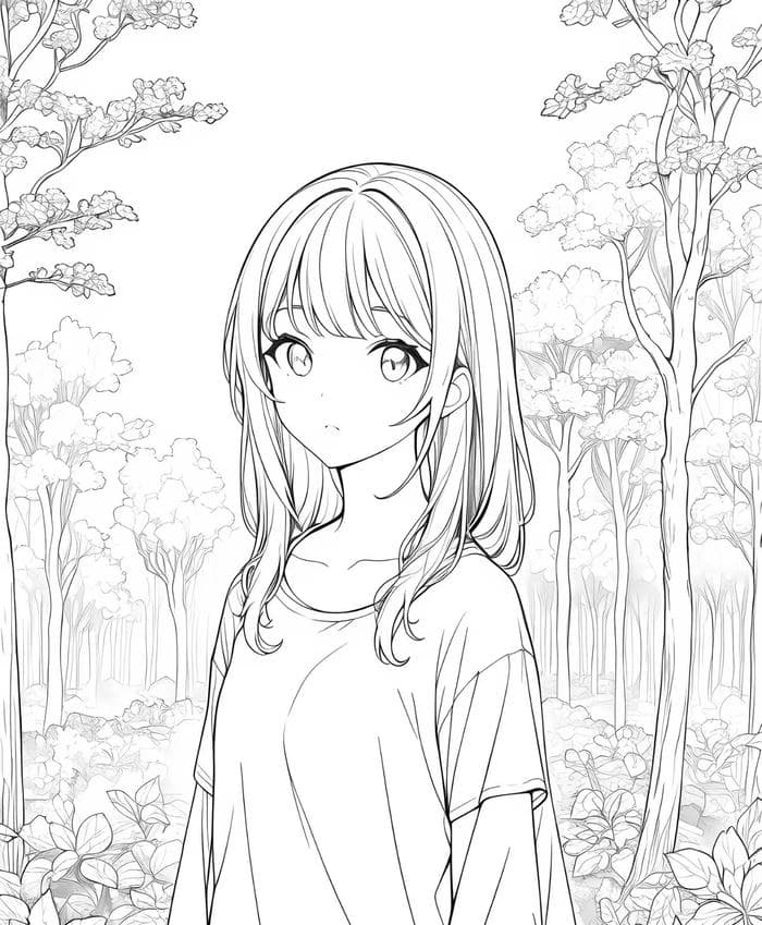 ảnh anime phác nét