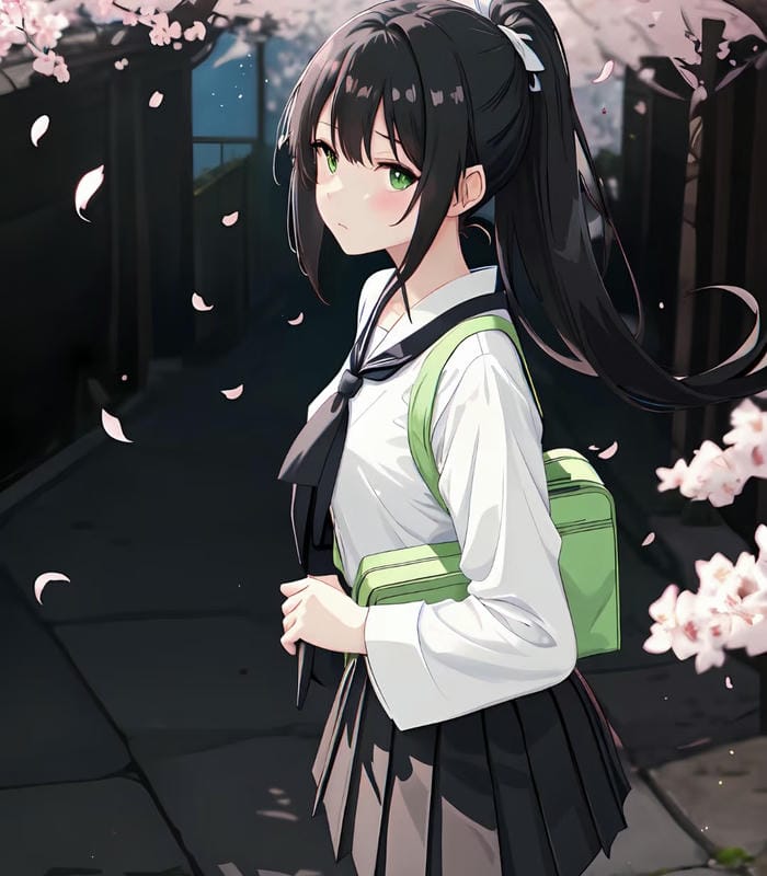 ảnh anime style đeo kính
