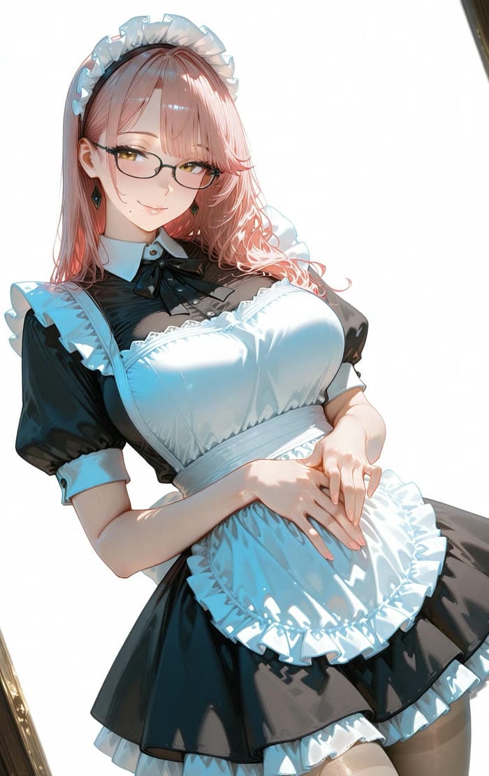 ảnh chất anime dùng kính