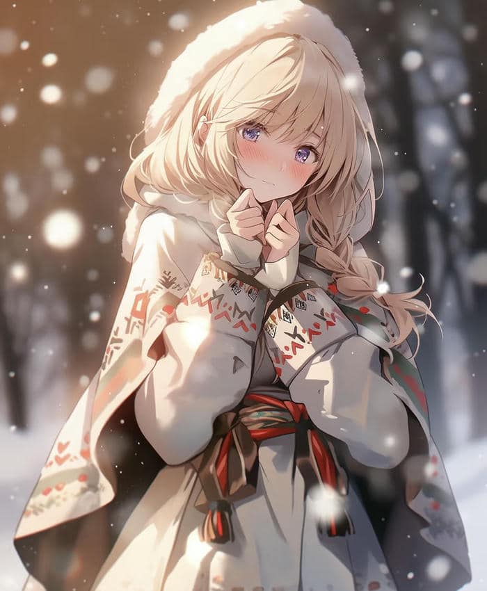 ảnh concept anime công chúa lạnh