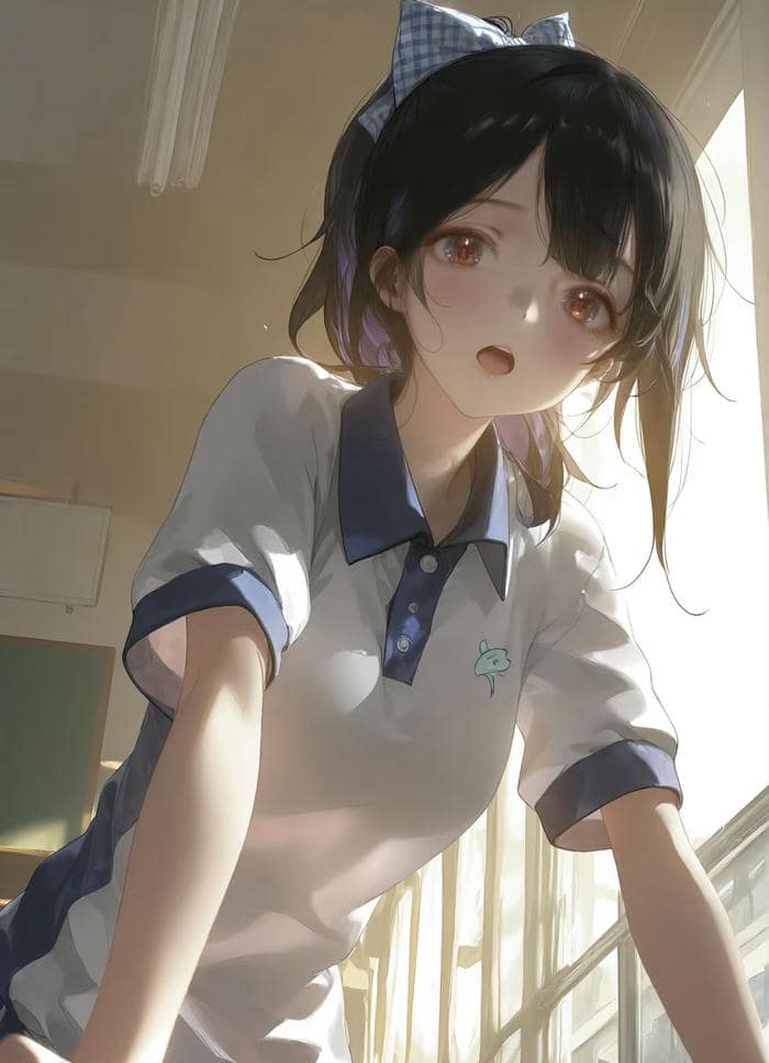 ảnh nghệ thuật anime lớp học