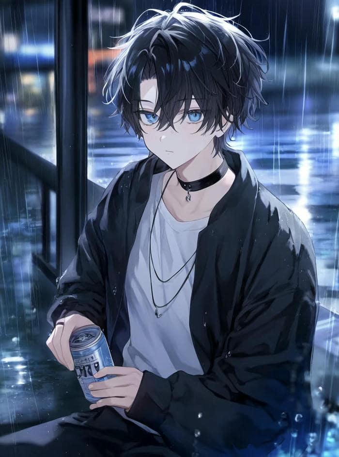 ảnh nghệ thuật anime nam sinh