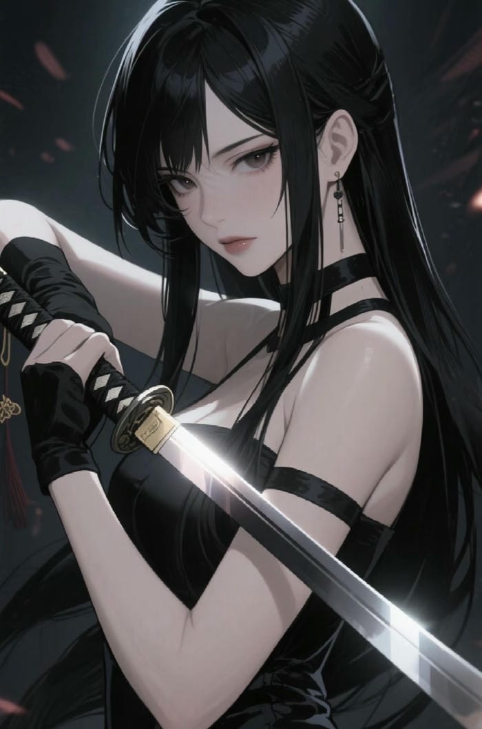 ảnh phối anime cô gái mang thanh kiếm