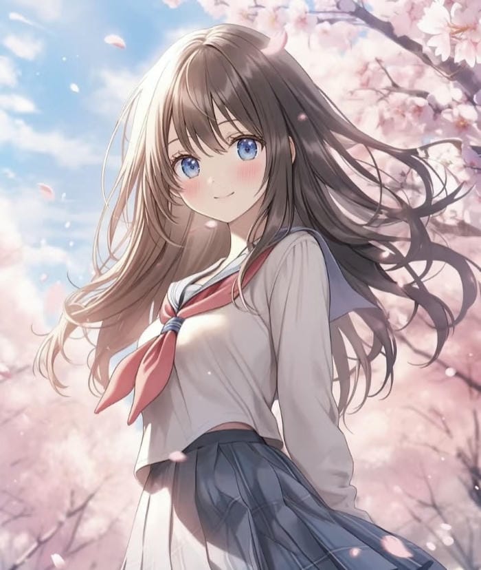 ảnh phối anime nữ đồng phục