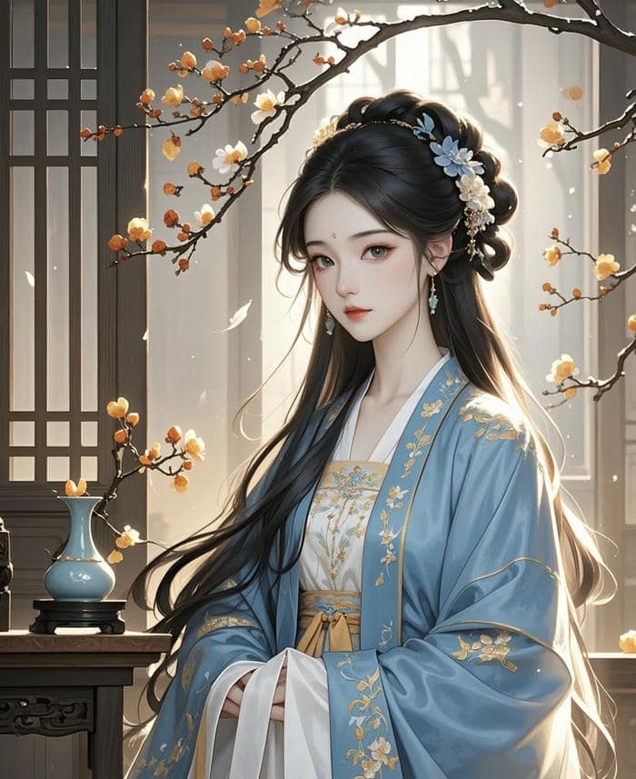 anime cổ trang chi tiết mềm