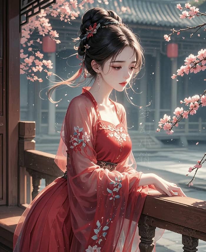 anime girl buồn bã