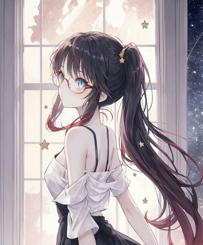 anime girl ngầu thanh thoát