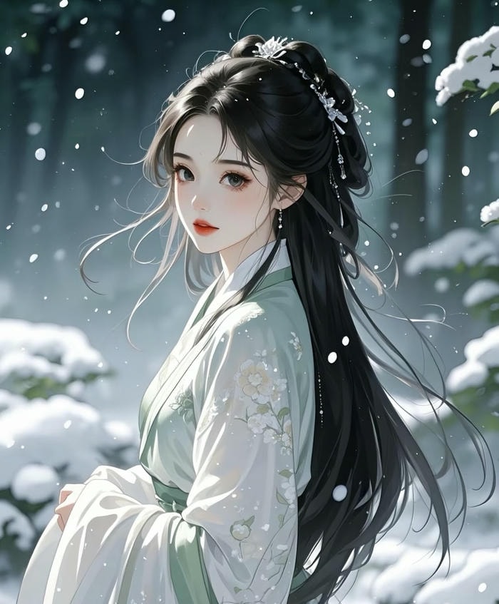 anime girl trang phục cổ