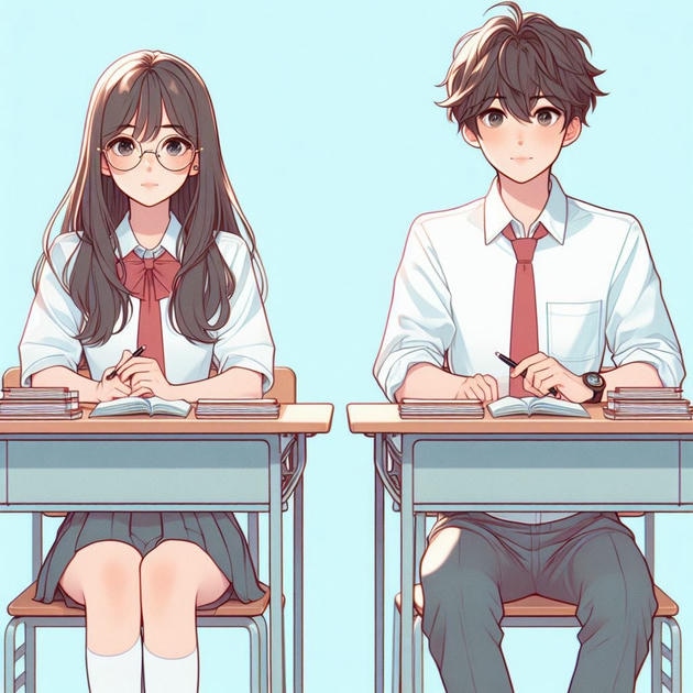 anime học đường khoảnh khắc im lặng