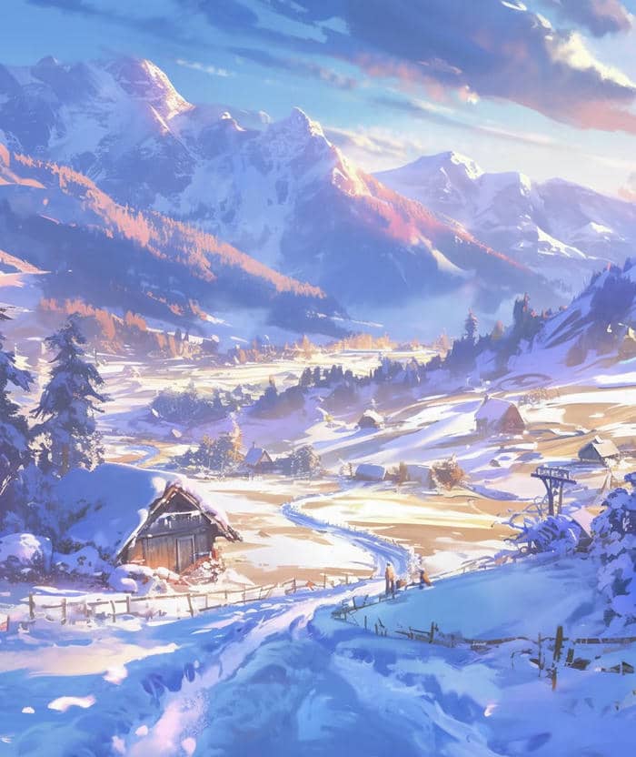 anime mùa đông lãng mạn