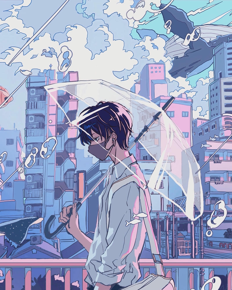 anime nam ngầu ảnh sharp