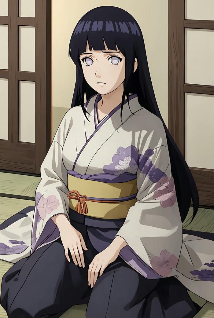 anime nữ kimono phong cách