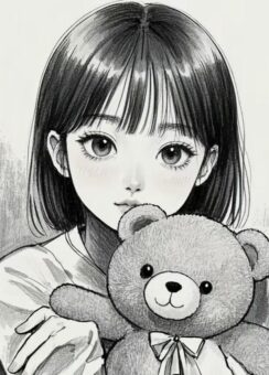 Kho 132+ ảnh anime nữ trắng đen phong cách tối giản đẹp lạ - Featured post in Ảnh Anime