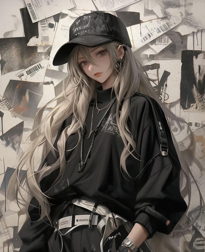 anime nữ phong cách ngầu