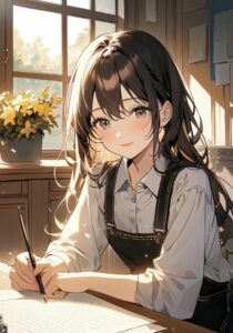 bản phác anime cô giáo