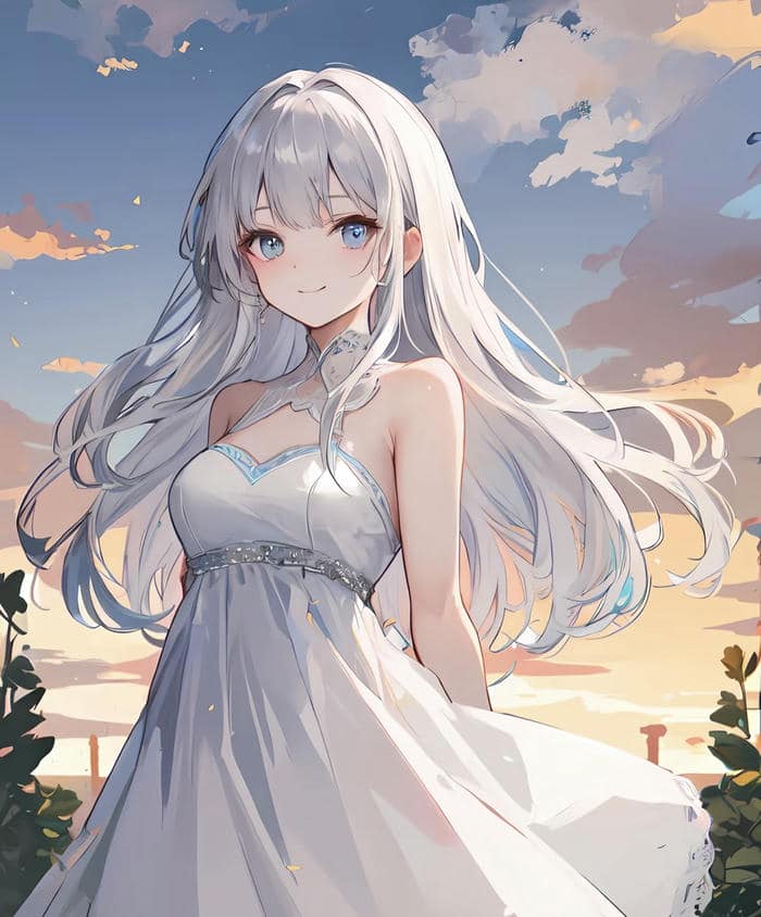 bức họa anime công chúa thần thái lạnh