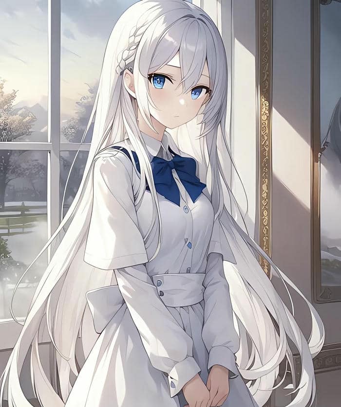 chân dung anime công chúa lạnh