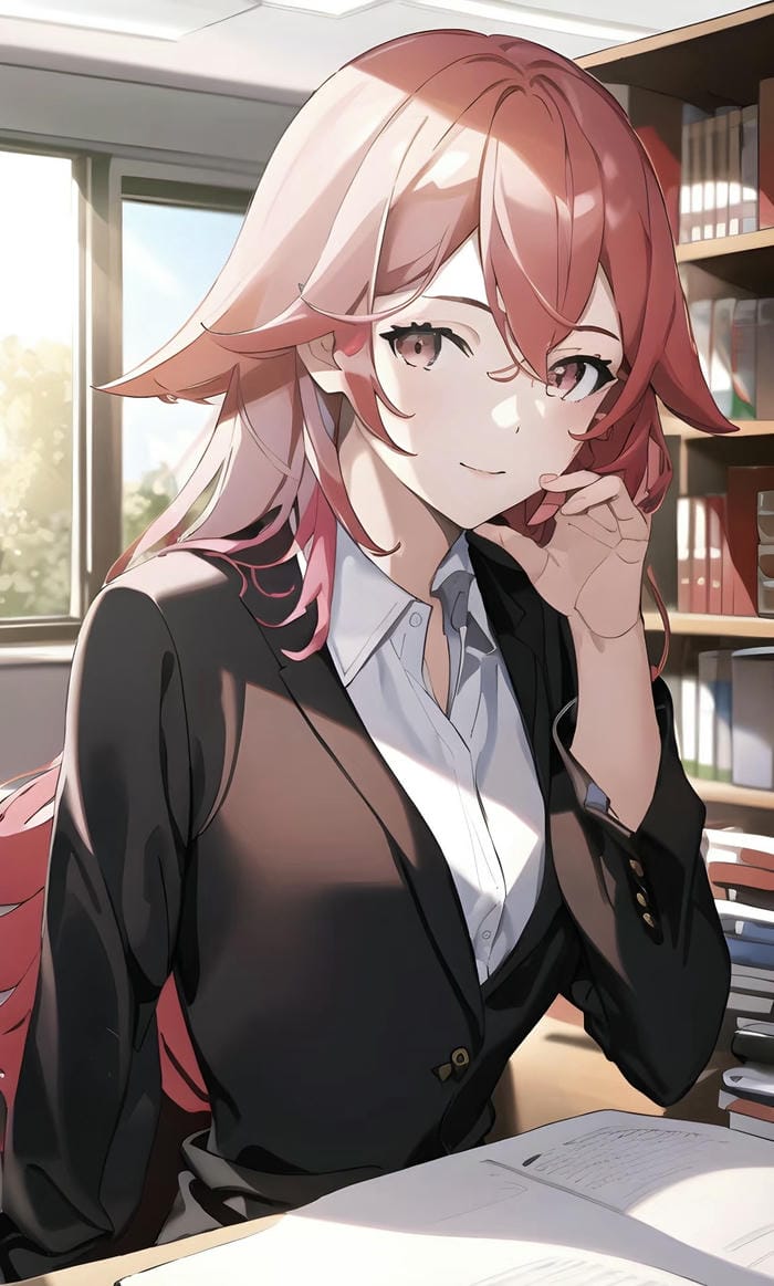 chân dung anime giáo viên