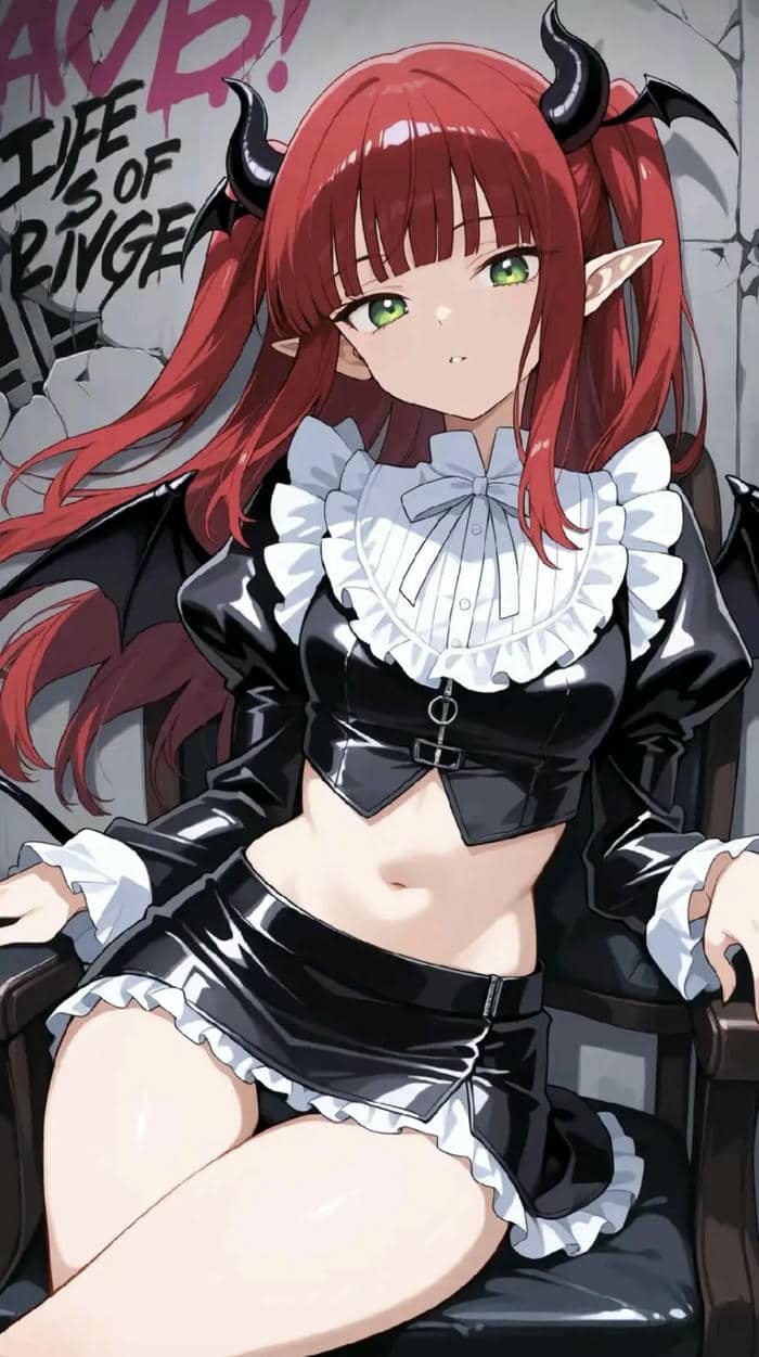 cô gái anime cá tính cuốn hút