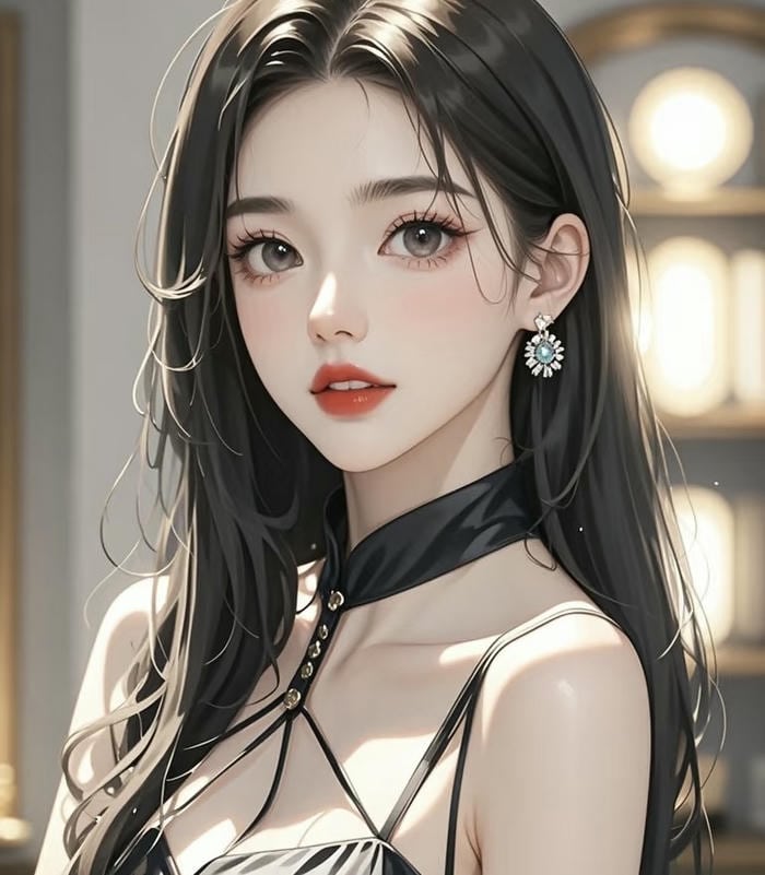 cô gái anime ngầu tinh tế