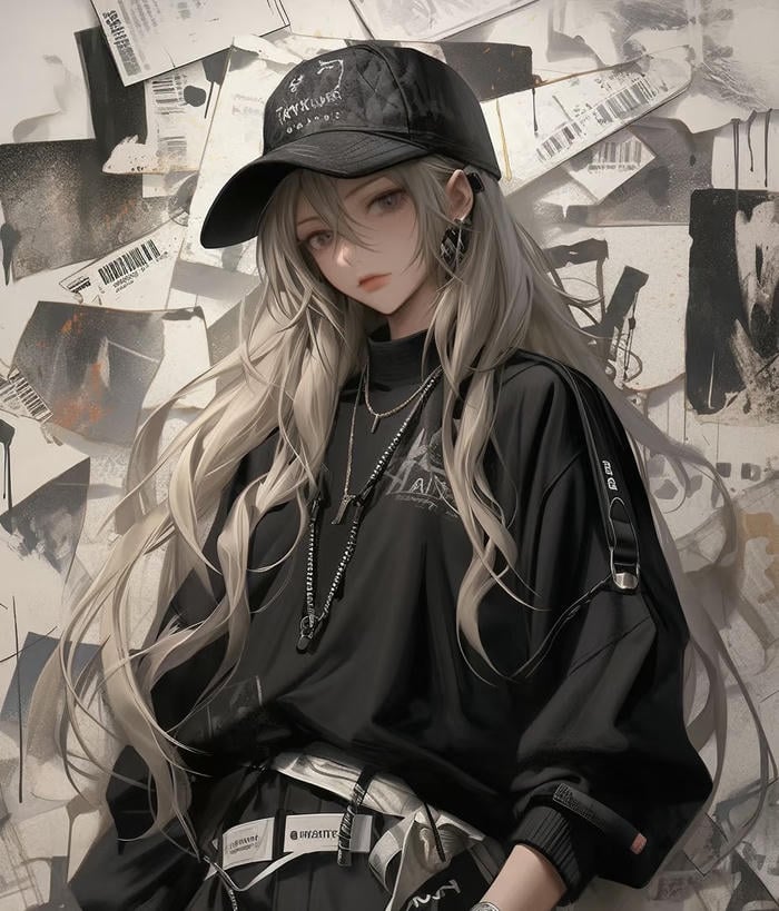 cô gái anime phong cách lạnh