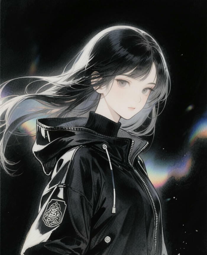 cô gái anime phong thái lạnh