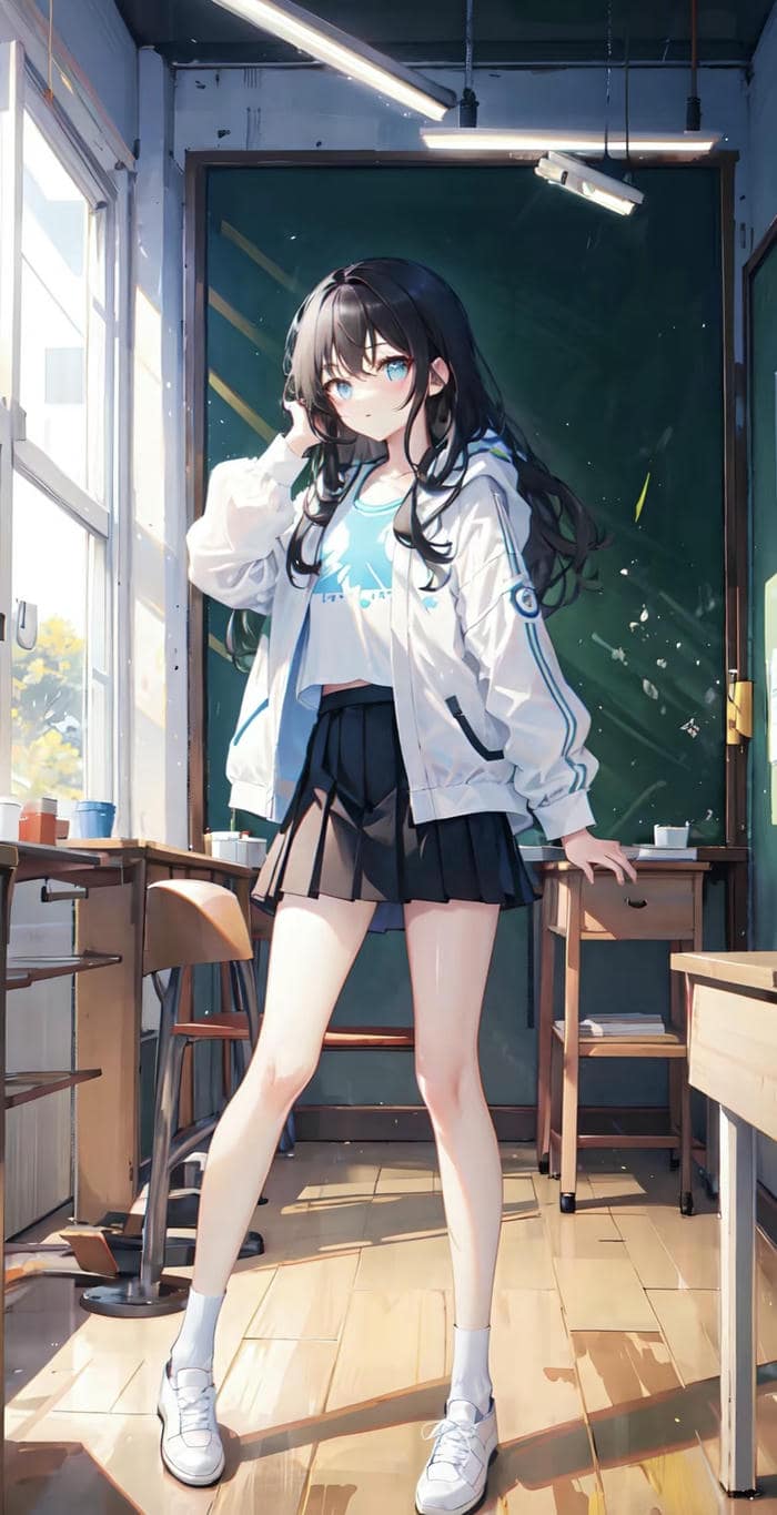 giao diện anime học sinh