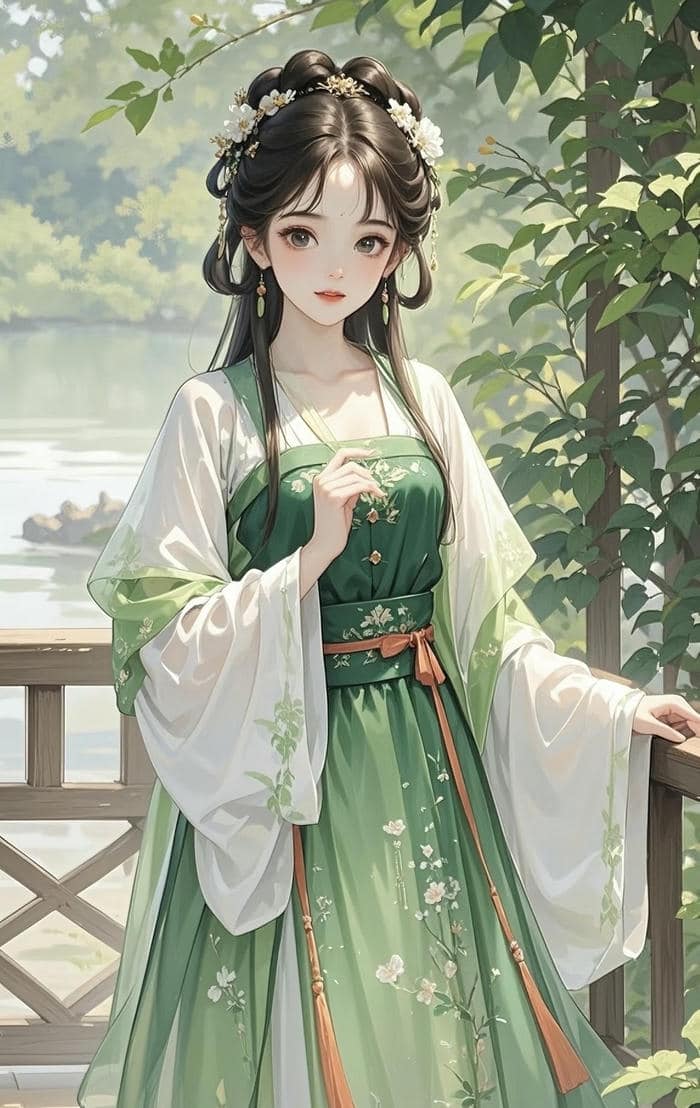 hình anime cổ trang truyền thống