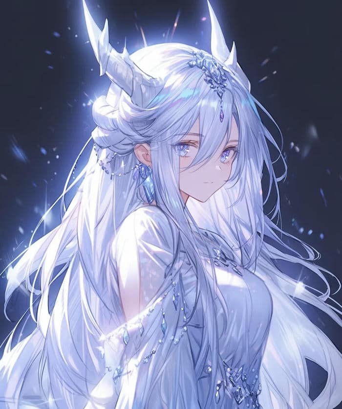 hình anime công chúa đầy khí chất