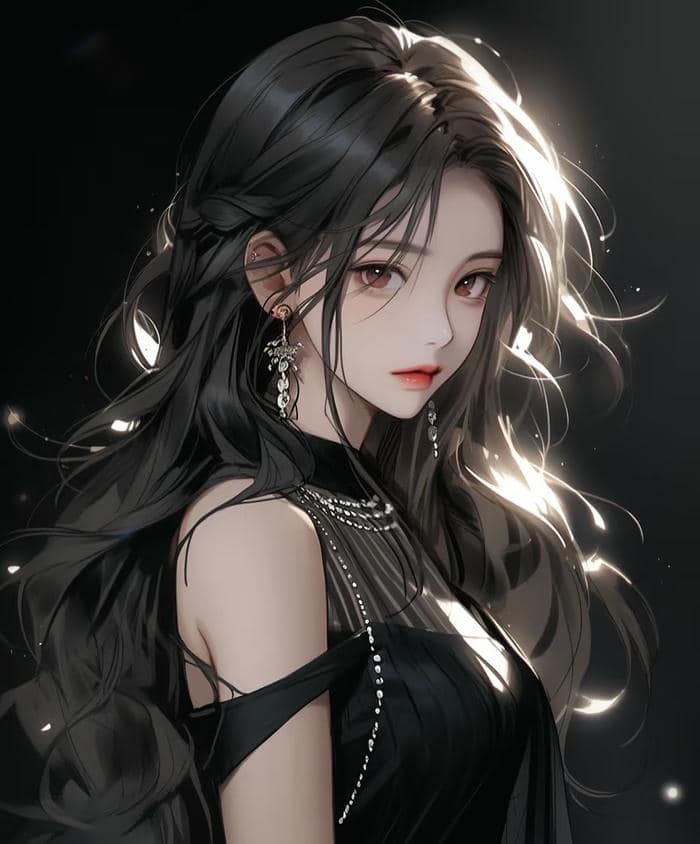 hình anime công chúa phong thái lạnh