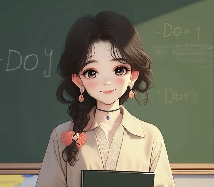 hình anime giáo viên nữ