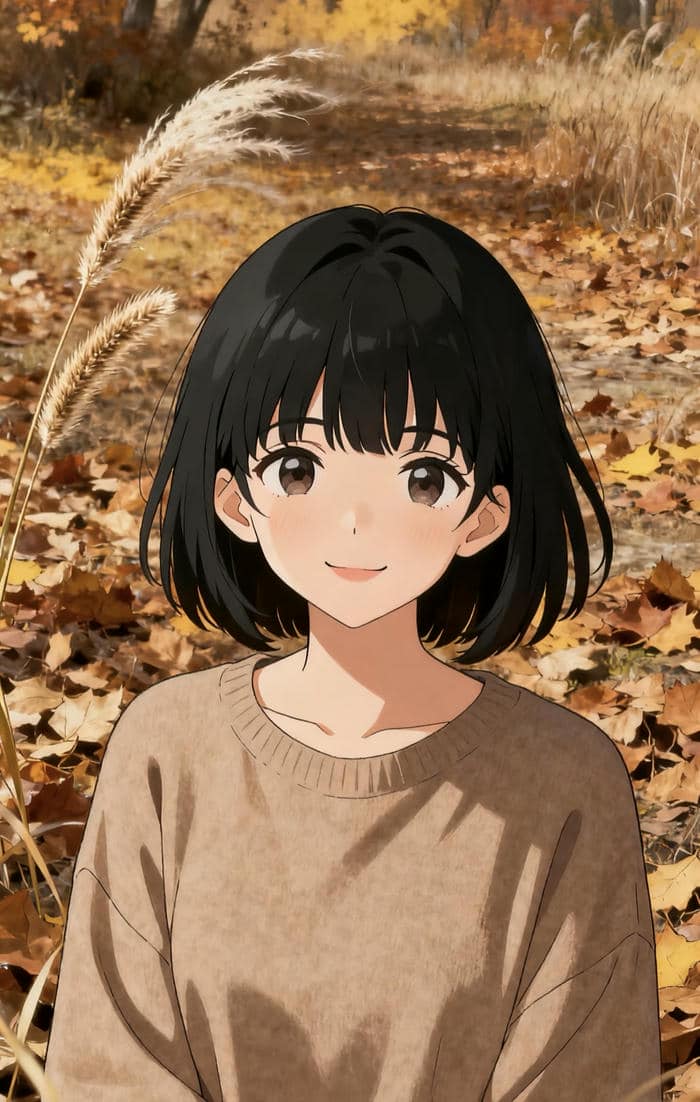 hình anime girl mái ngắn đẹp