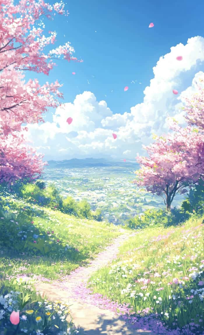 hình anime hồ nước