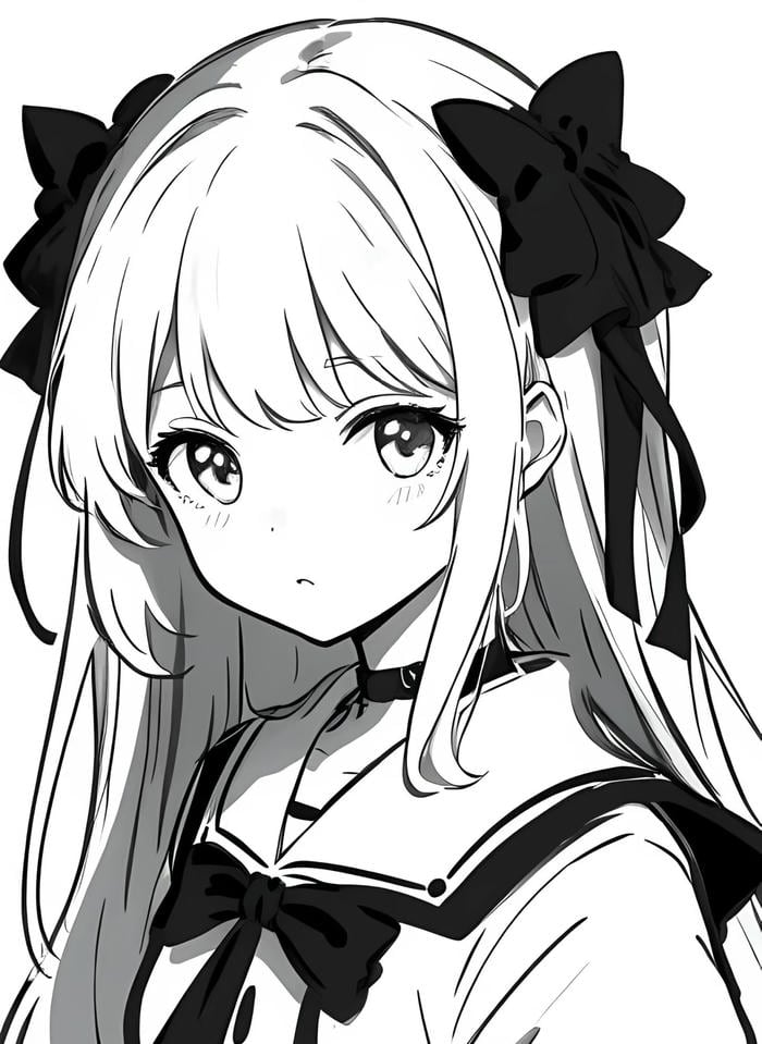 hình anime họa tiết tối giản