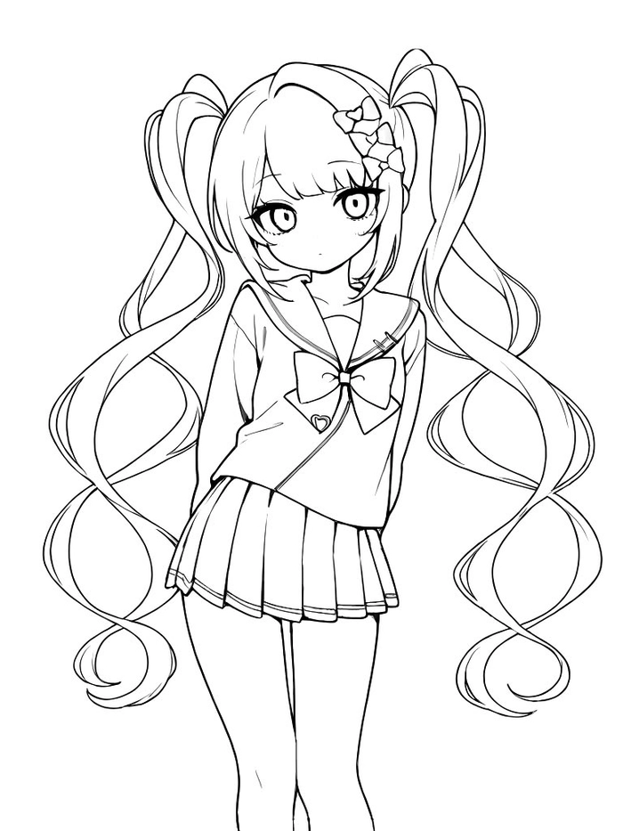 hình anime monochrome tối giản đầy cảm xúc