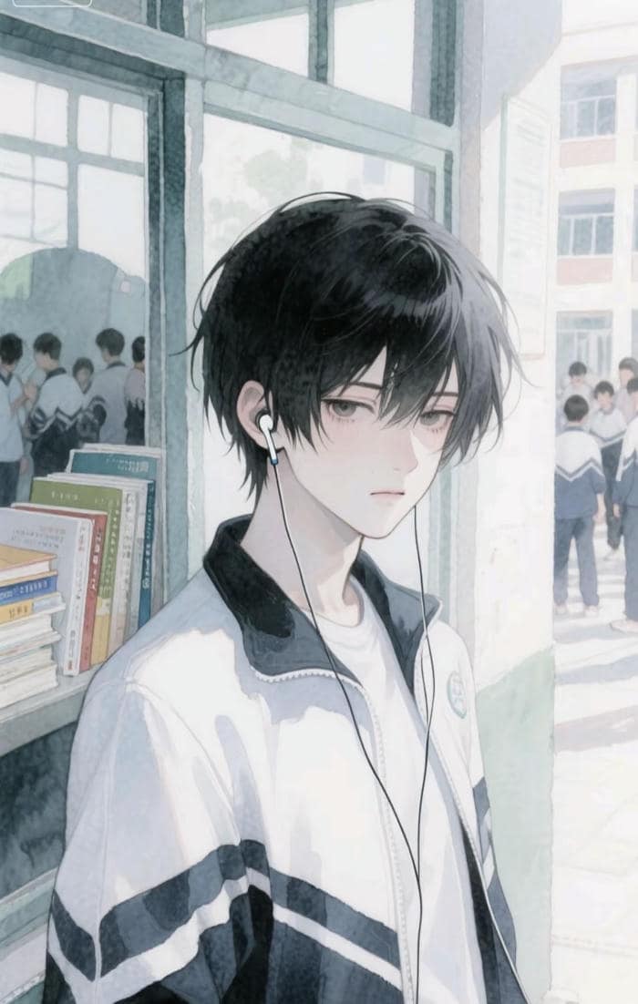 hình anime nam sinh trong lớp