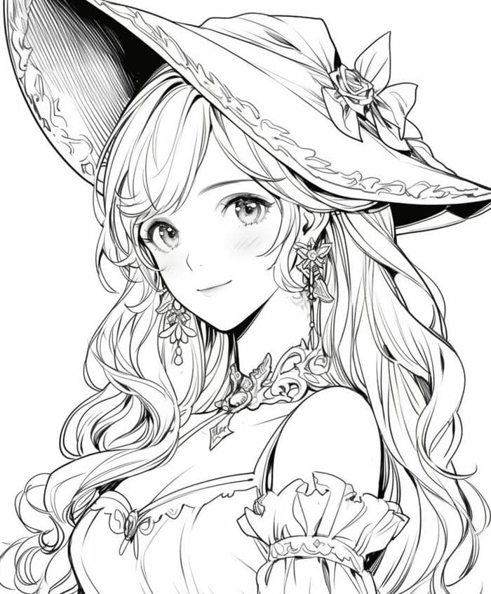 hình anime trắng đen thanh thoát