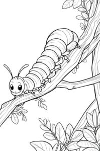 hình con sâu hoạt hình