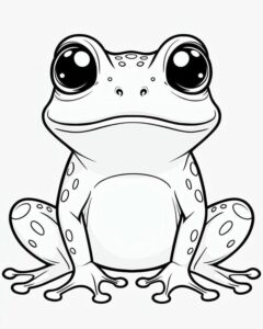 hình ếch cute đáng yêu