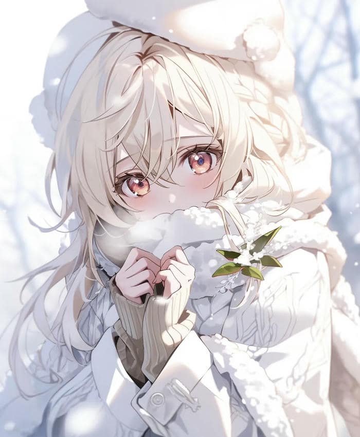 hình nghệ thuật công chúa anime lạnh