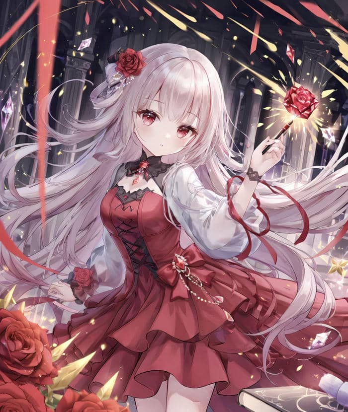 hình nhân vật cô gái anime