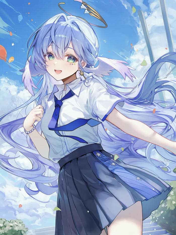 hình phối cảnh anime học sinh