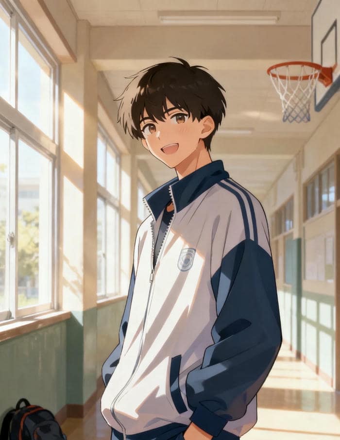 khung hình anime nam học đường